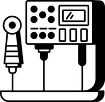 A doodle style icon of a drill controller vector