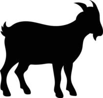 Mountain Goat Silhouette Graphic vector
