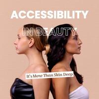 Brown Minimalist Accessibility In Beauty Presentation template