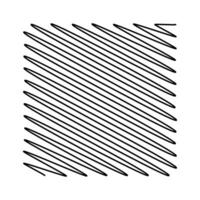 Diagonal Line Pattern Illustration. This image displays a black and white illustration of evenly spaced diagonal lines arranged at an angle. vector