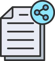 Share App Focused Design vector