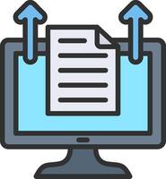 Upload Digital App Concept vector