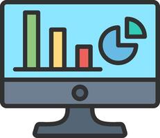 Web Analytics Interactive UI Design vector