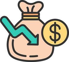 Money Bag Interactive UI Design vector