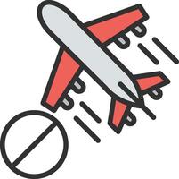 Cancelled Pixel Style Badge vector