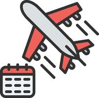Schedule Detailed UI Piece vector