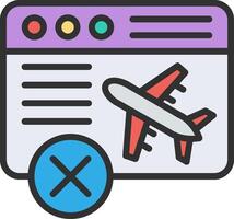 Cancelled Clean Digital Design vector
