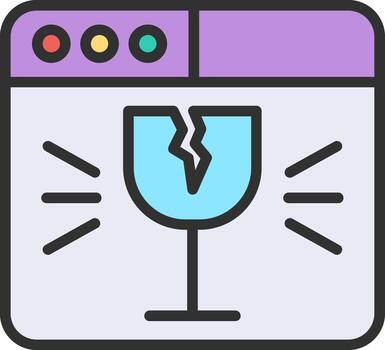 Fragile Minimal Art Object vector