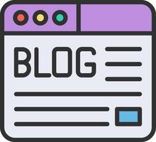 Blog UX Focused Shape vector