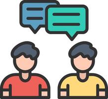 Conversation Geometric App Mark vector