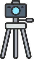 Camera Stand Minimal Art Object vector