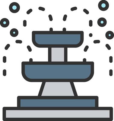 Fountain Mobile App Illustration