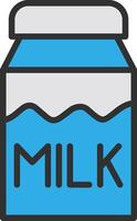 Milk Color Block Badge vector