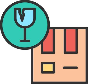 Fragile Digital App Concept vector