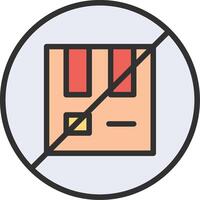 Out Of Stock Flat UI Form vector