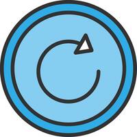 Refresh User Interface Mark vector