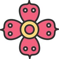 Rafflesia Soft Outline Graphic vector