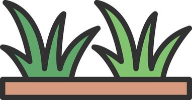 Grass Minimal UI Element vector