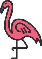 Flamingo Minimal UI Element vector