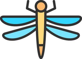 Dragonfly Clean Frame Object vector