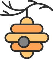 Hive Interface Line Graphic vector