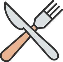 Cutlery 3D Rendered Symbol vector