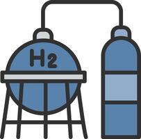 Hydrogen Coded UI Symbol vector
