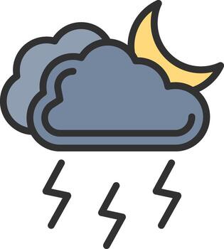 relámpago limpiar bosquejo formar vector