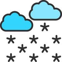 Snowy Shadowed Flat Design vector