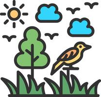 Forest Custom Line Element vector
