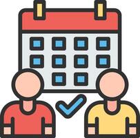 Coordination App Focused Design vector