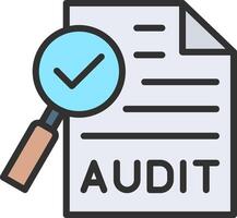 Audit Minimal UI Element vector