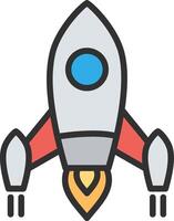 Launching Modern Tech Object vector