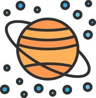Planet 3D Interface Shape vector