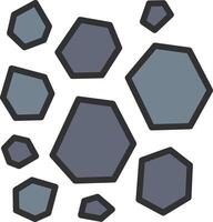 Rocks Smooth UI Symbol vector