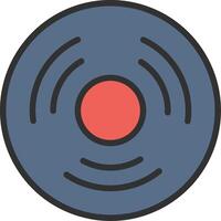 Disc Futuristic App Badge vector