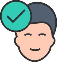 Authentication Vivid App Element vector