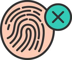 Denied Compact Web Symbol vector