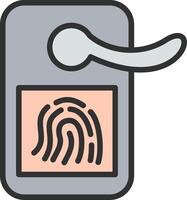 Door Handle Minimal UI Element vector
