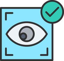 Eye Scan Digital App Concept vector
