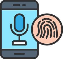 Voice Recorder Minimal Art Object vector