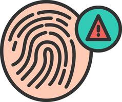 Warning 3D Interface Shape vector