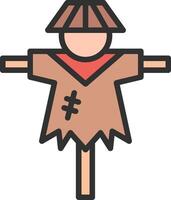 Scarecrow Clean Frame Object vector