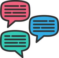 Speech bubble Minimal Graphic Visual vector
