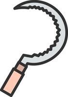 Knife Sharp Line Mark vector