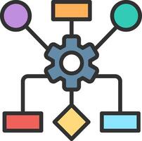 Diagram Abstract UI Visual vector