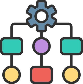 algoritmo basado en web diseño elemento vector