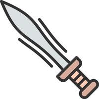 Weapons Color Block Badge vector