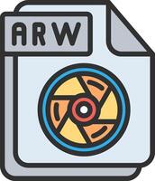 ARW Soft Outline Graphic vector