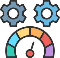 Speed Test Modern Tech Object vector